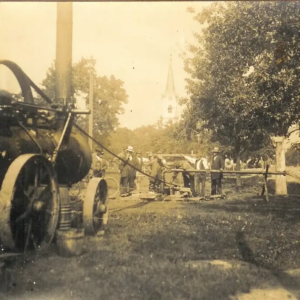 Rok 1924, Vrtání požarní studny