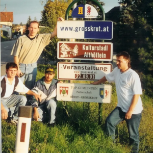 Rok 2003, návštěva partnerské vesnice Grosskrut